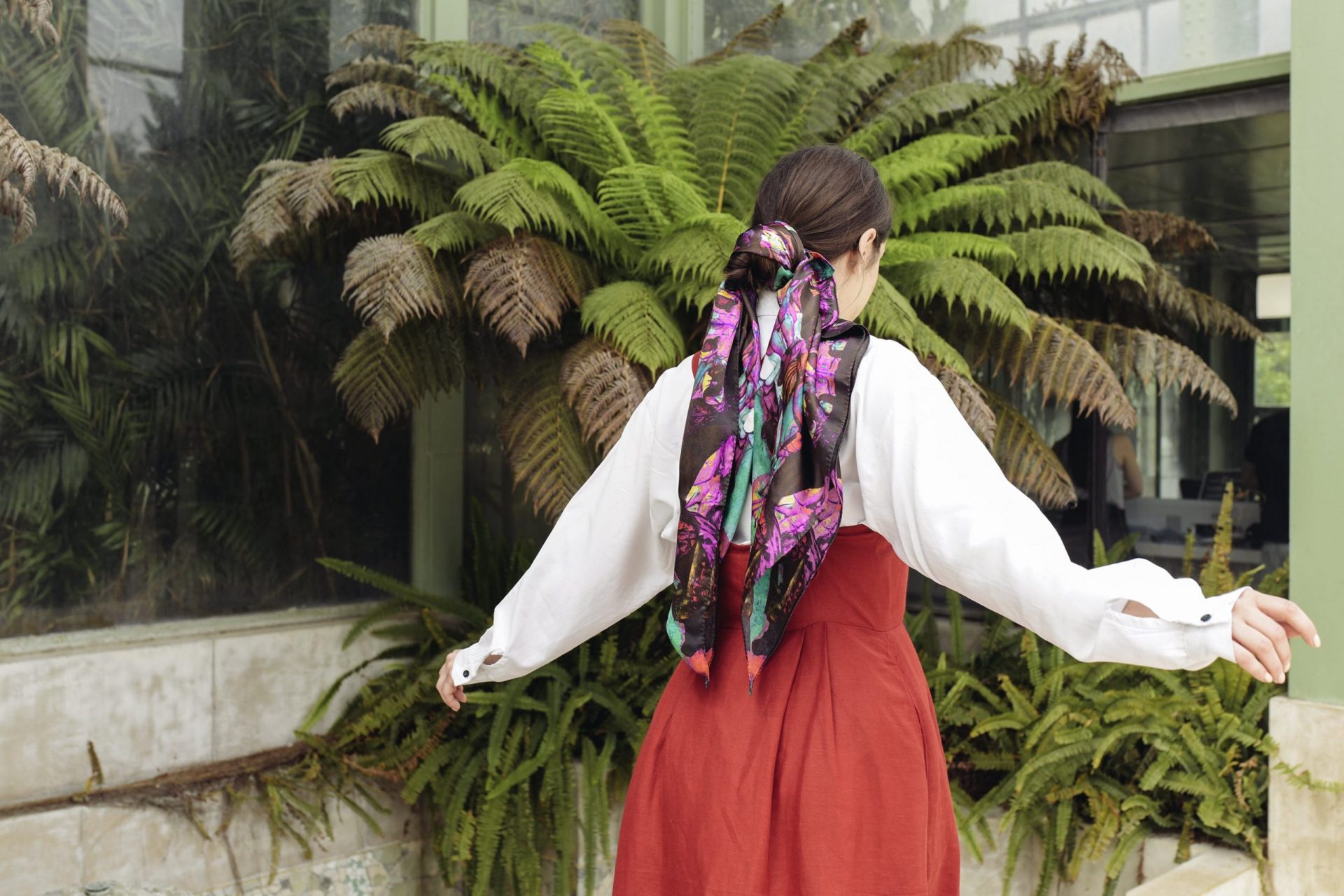 Silk scarf The Peasant Wedding | MANTILITY | 90x90