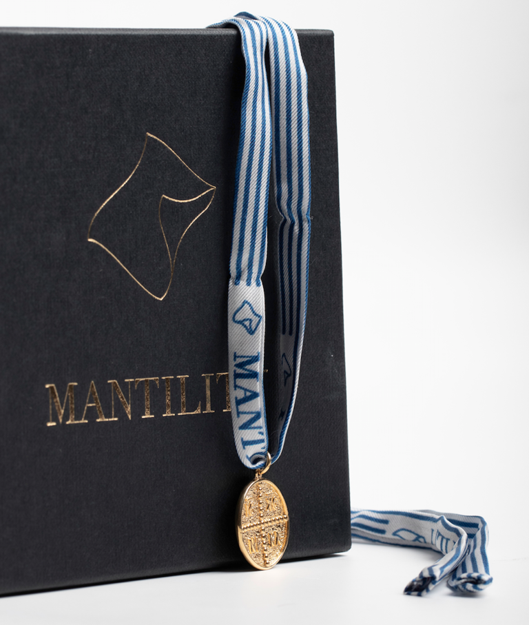 Silky Pendant - M Constantine Greek Stripes